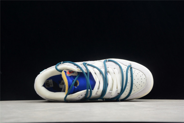 nike dunk low ow lot 16   dj0950-111