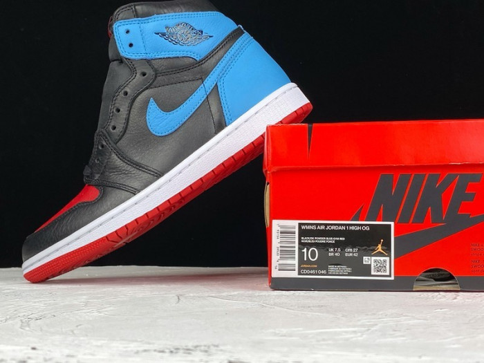 jordan 1 retro high nc to chi leather (w) cd0461-046