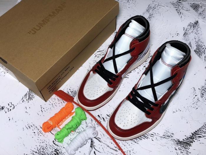 ow air jordan 1 retro chicago the ten aa3834-101