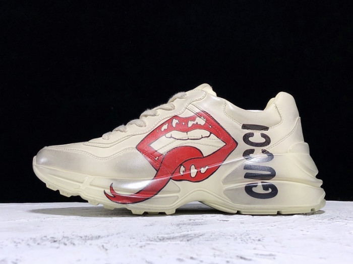 gc rhyton sneaker with mouth print 552093 a9l00 9522