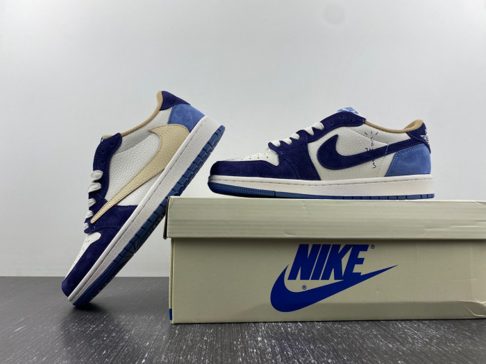 travis scott x air jordan 1 low  dm7866-808