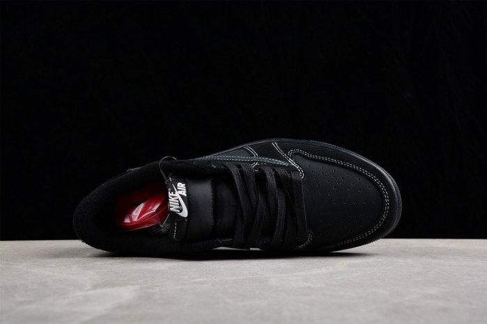 travis scott x air jordan 1 low og “black/phantom”  dm7866-100