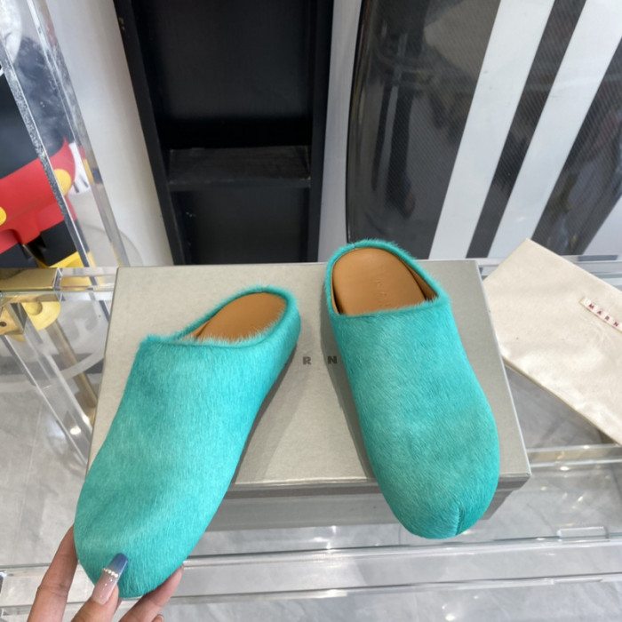 ma slide white fussbett sabot loafers   mar-009