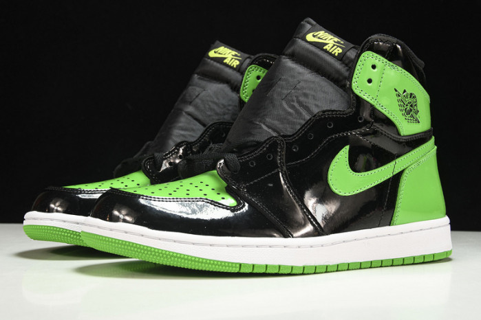 jordan 1 retro high pine green black   555088--030