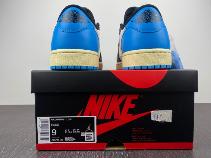 travis scott x air jordan 1 low  cz0790--104